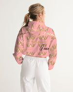 Load image into Gallery viewer, Queens X TruthorTruth Women&#39;s Cropped Windbreaker
