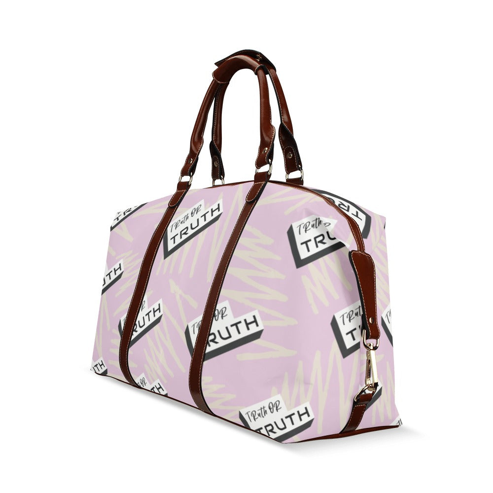 Pink TruthorTruth Travel Bag Flight Bag(Model 1643)