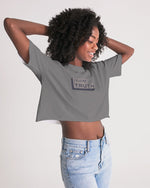 Load image into Gallery viewer, Gray 9060 Women&#39;s Lounge Cropped Tee
