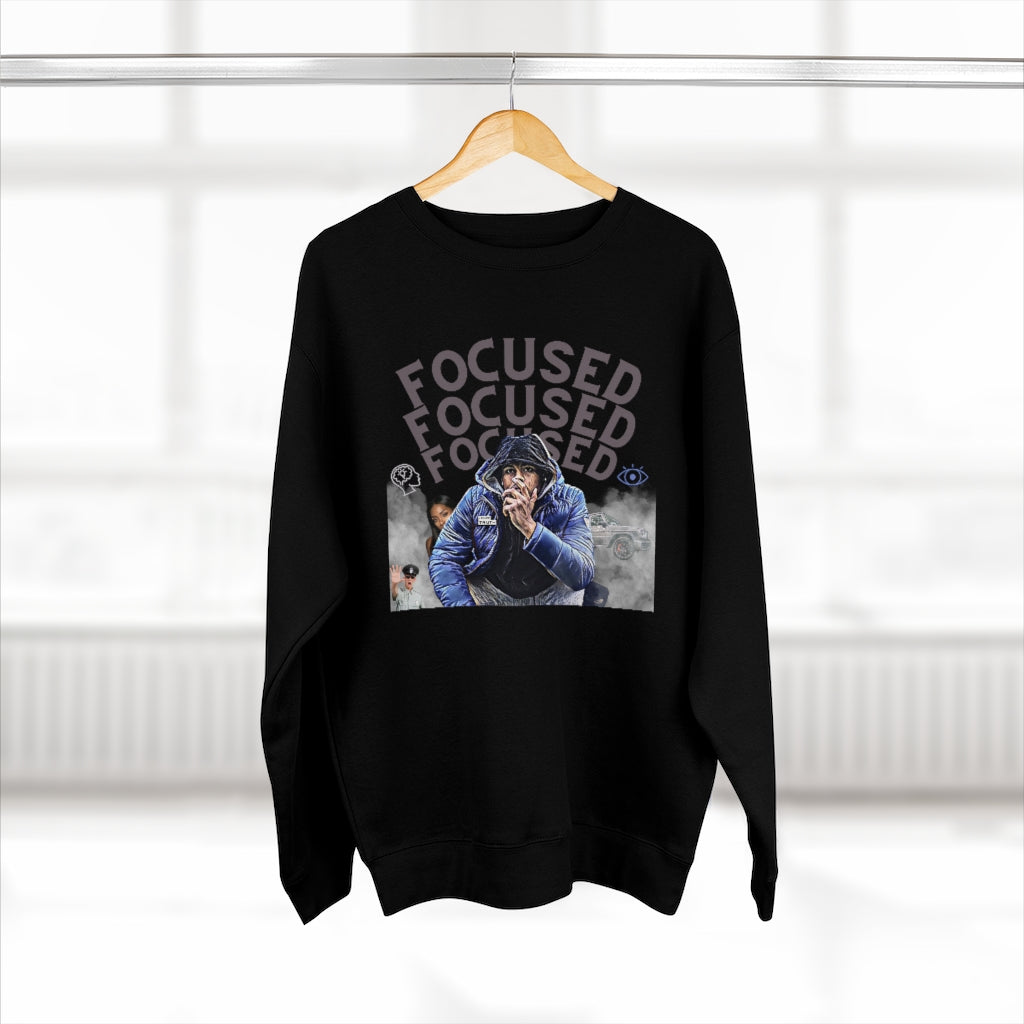 Remain Focused Unisex Premium Crewneck Sweatshirt