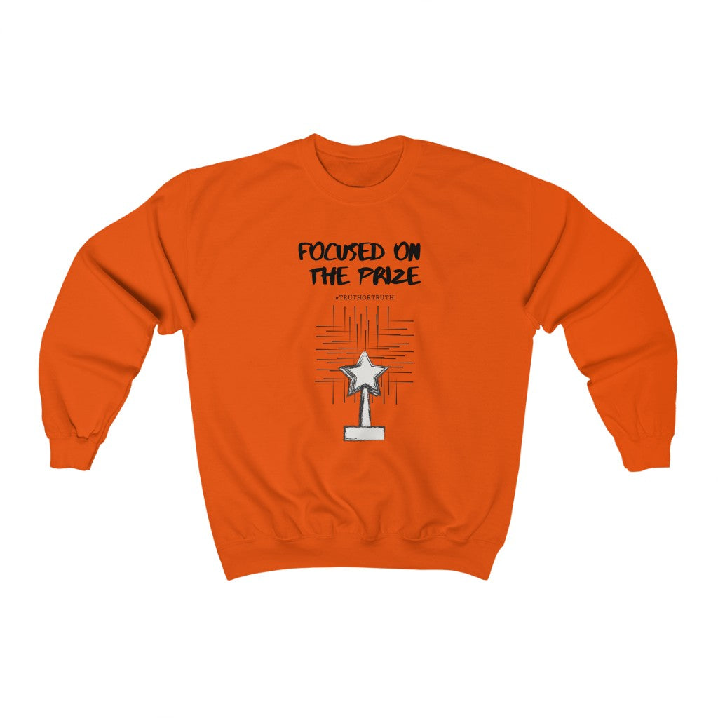 Focused On The Prize Unisex Heavy Blend™ Crewneck Sweatshirt