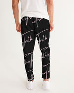 Load image into Gallery viewer, TruthorTruth Signature  Black &amp; Pink Men&#39;s Joggers
