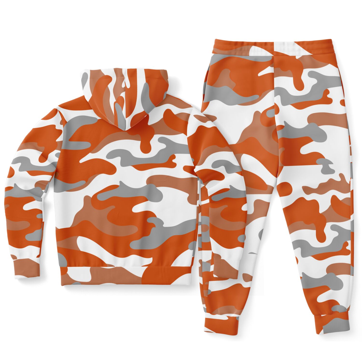 Orange Camo Jogger Set