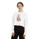 Load image into Gallery viewer, Know Your Power Women’s Cropped Hooded Sweatshirt
