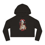 Load image into Gallery viewer, Know Your Power Women’s Cropped Hooded Sweatshirt
