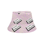 Load image into Gallery viewer, Pink TruthorTruth Zigzag Bucket Hat
