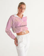 Load image into Gallery viewer, TruthorTruth X Pink Tie Dye Women&#39;s Cropped Windbreaker
