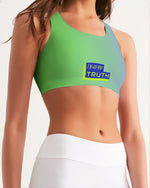 Load image into Gallery viewer, Spring Green Gradient  Women&#39;s Seamless Sports Bra
