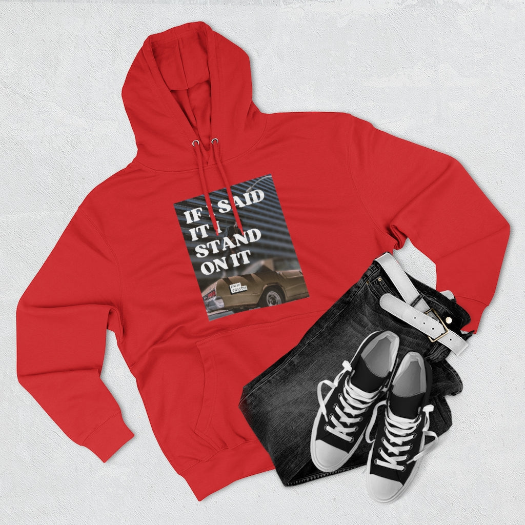 I Stand On It Unisex Premium  Hoodie