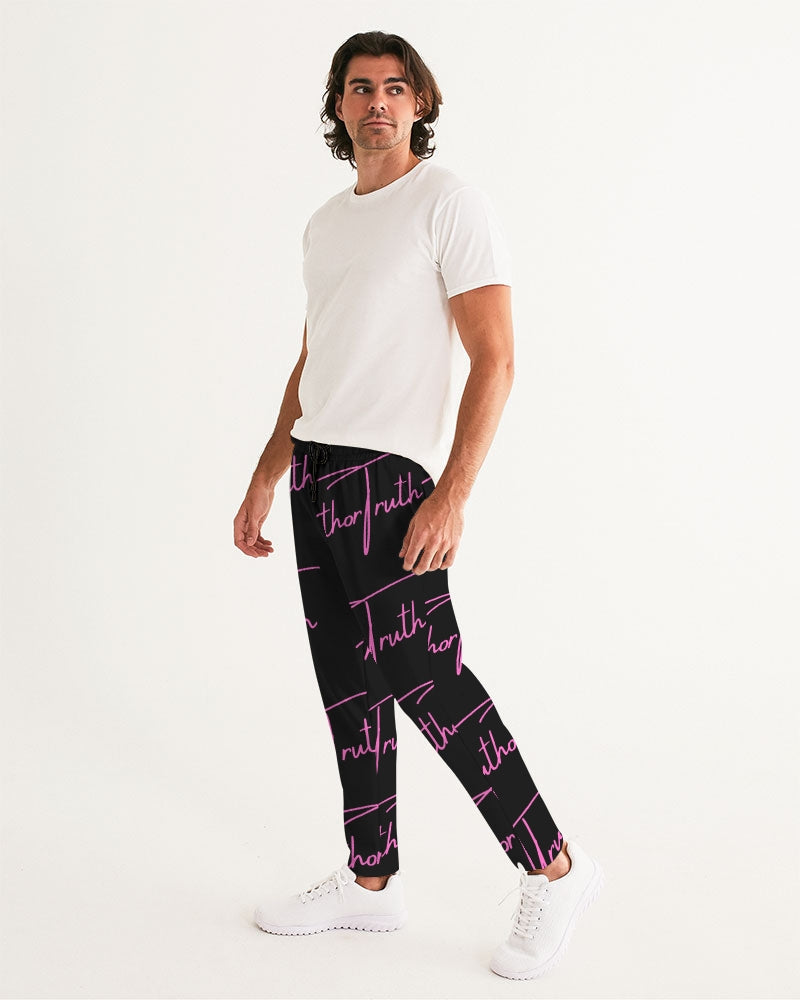 TruthorTruth Signature Black & Fuchsia  Men's Joggers