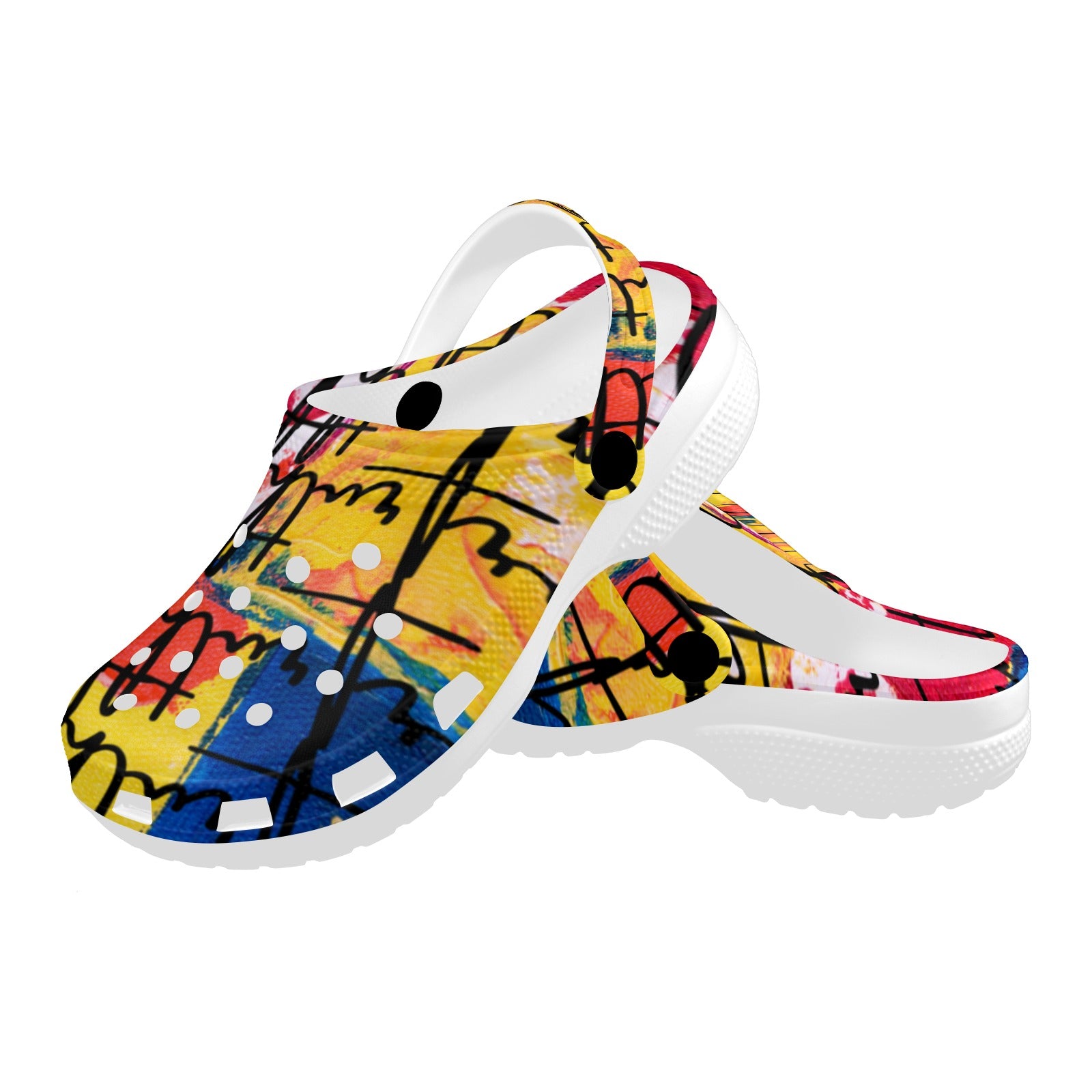 Abstract Art Clogs