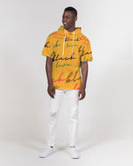 Load image into Gallery viewer, JuneTeenth Black Love Men&#39;s Premium Heavyweight Short Sleeve Hoodie
