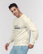 Load image into Gallery viewer, TruthorTruth Cream Men&#39;s Classic French Terry Crewneck Pullover
