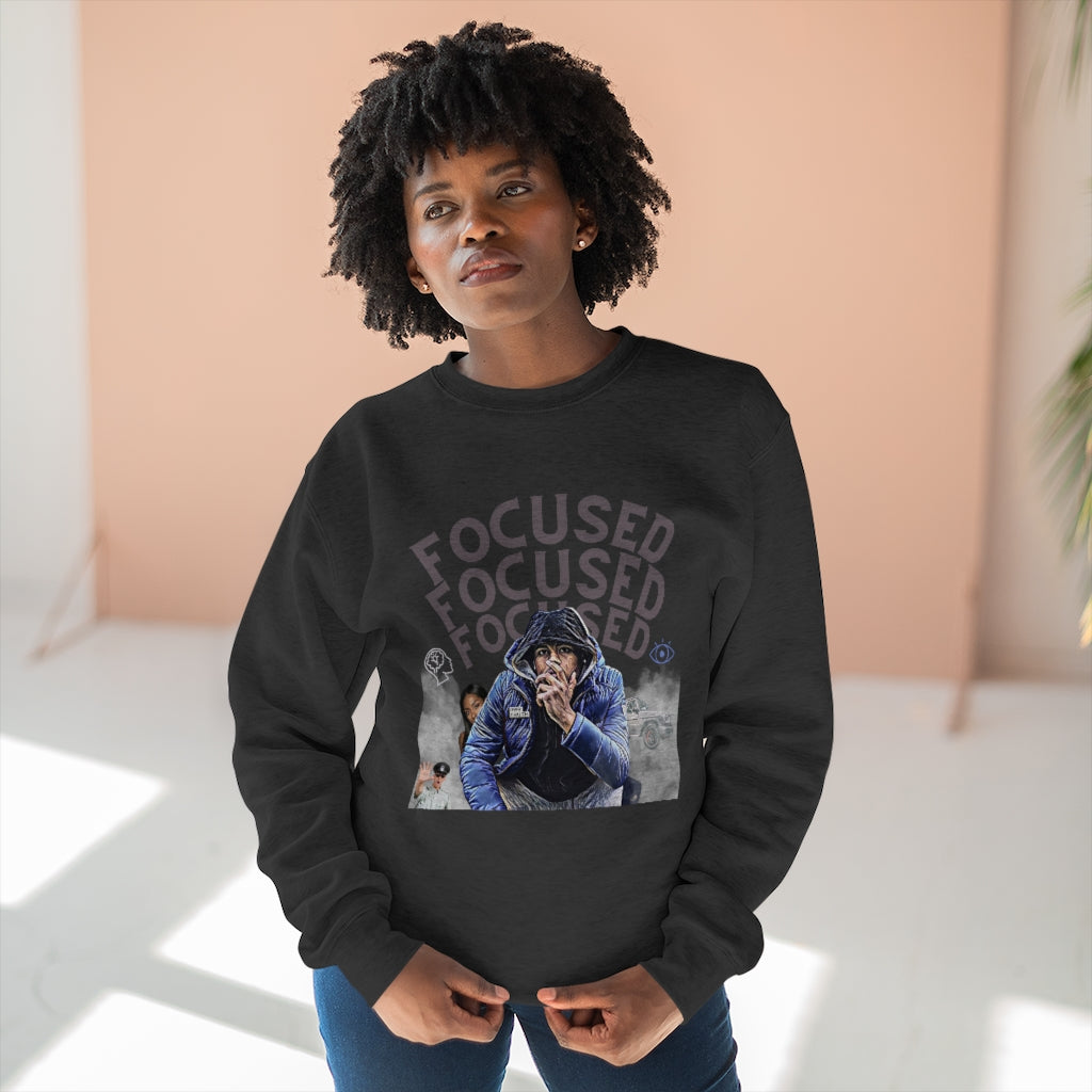 Remain Focused Unisex Premium Crewneck Sweatshirt