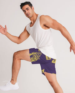 Purple Beyond Blessed Men's Jogger Shorts