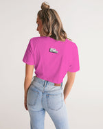 Load image into Gallery viewer, Through It All, Still Me Women&#39;s Twist-Front Cropped Tee
