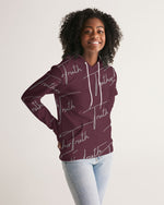 Load image into Gallery viewer, TruthorTruth Red Wine Signature  Women&#39;s Hoodie
