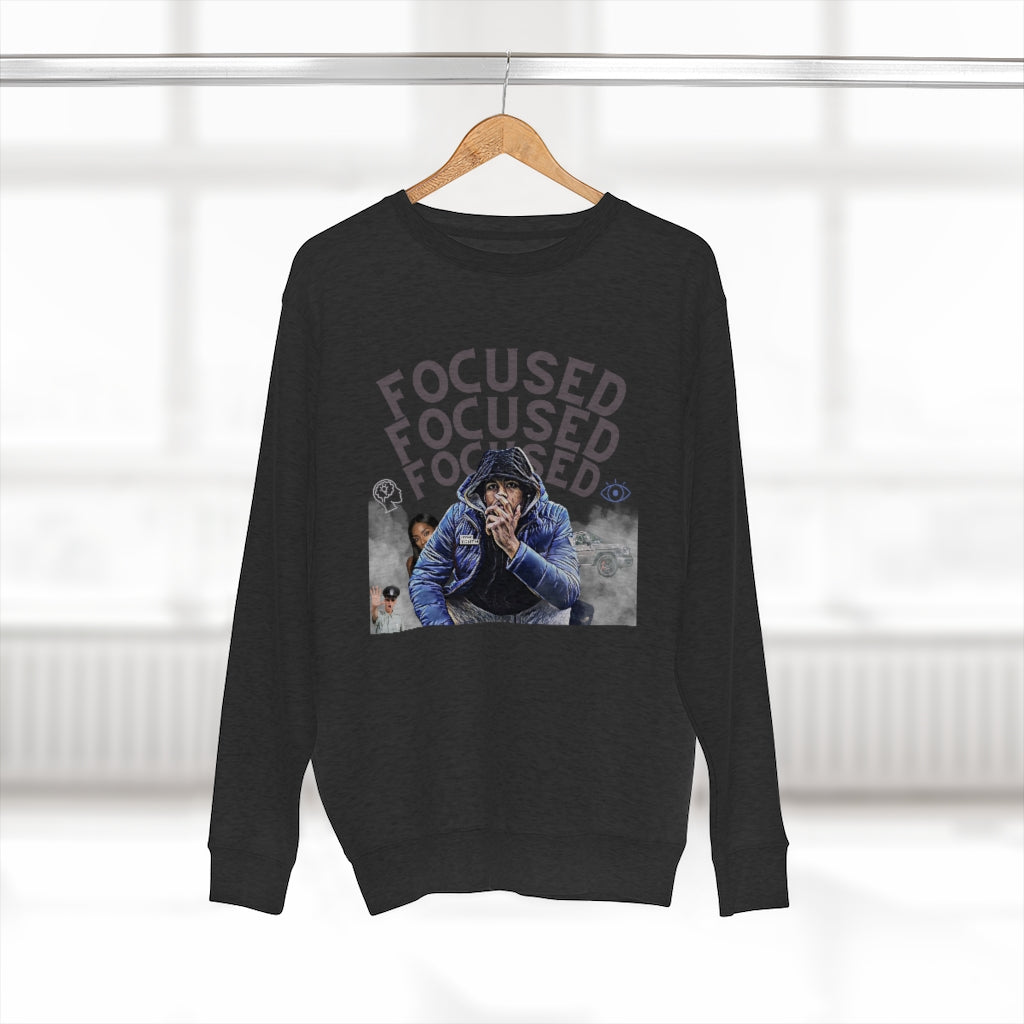 Remain Focused Unisex Premium Crewneck Sweatshirt