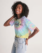 Load image into Gallery viewer, We Outside X TruthorTruth Women&#39;s Lounge Cropped Tee
