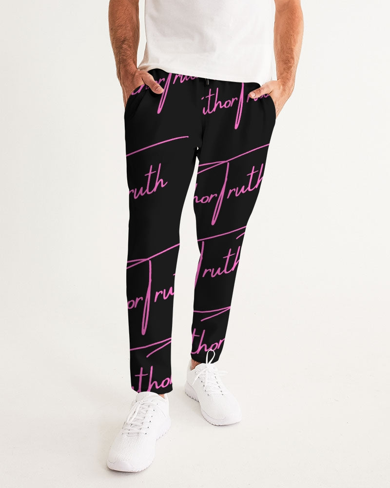 TruthorTruth Signature Black & Fuchsia  Men's Joggers