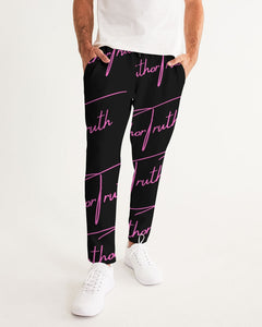 TruthorTruth Signature Black & Fuchsia  Men's Joggers