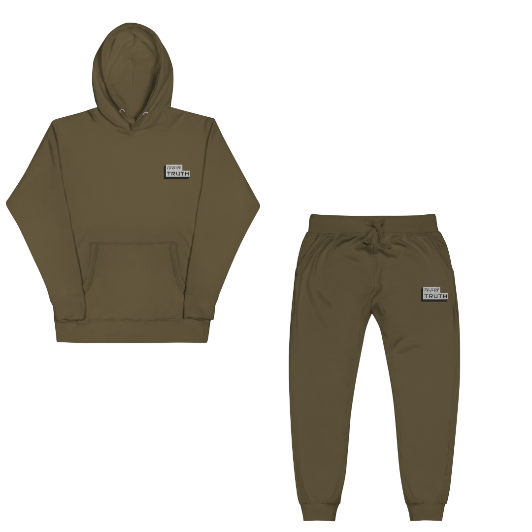 Premium Embroidered Jogger Set