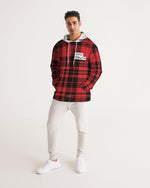 Load image into Gallery viewer, Red Plaid Truthortruth  Men&#39;s Hoodie
