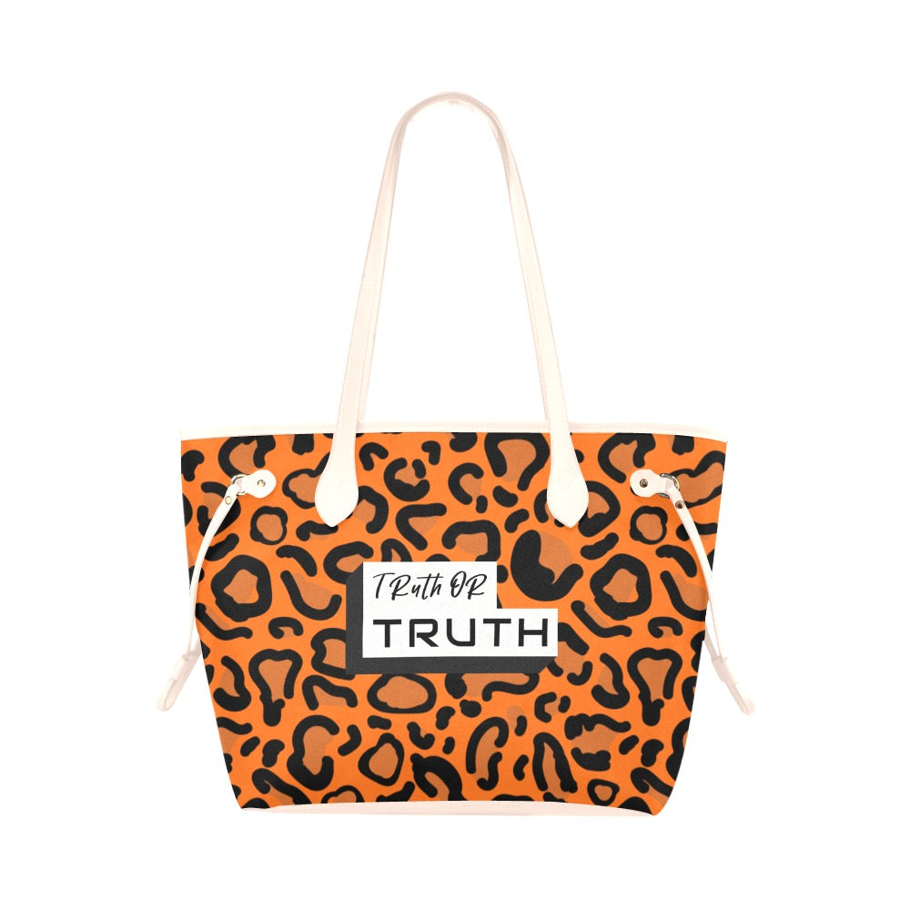 Orange Cheetah Tote Bag