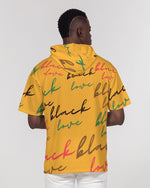Load image into Gallery viewer, JuneTeenth Black Love Men&#39;s Premium Heavyweight Short Sleeve Hoodie
