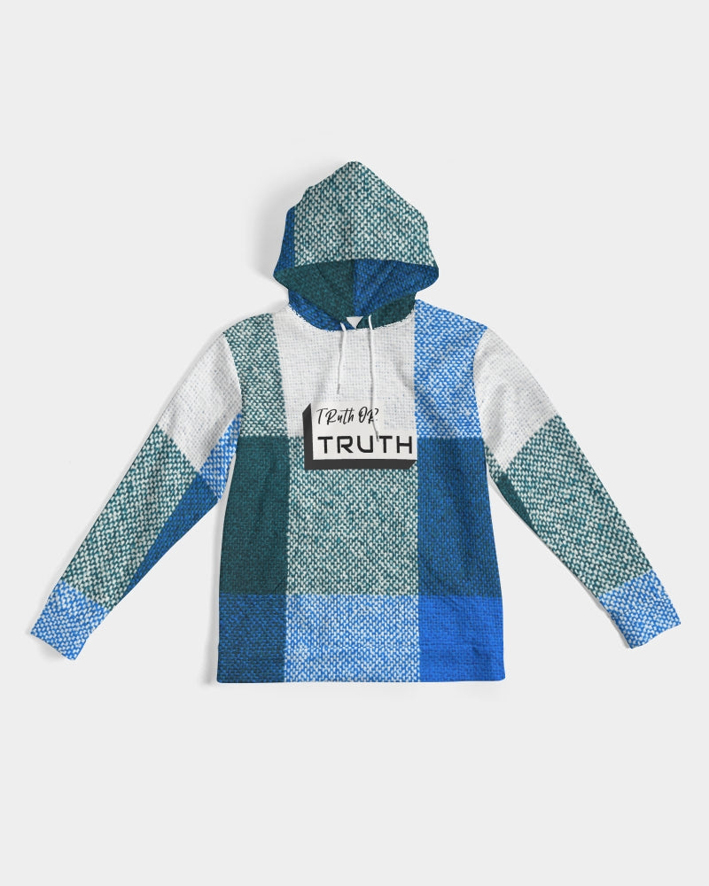 Blue Plaid TruthorTruth  Men's Hoodie