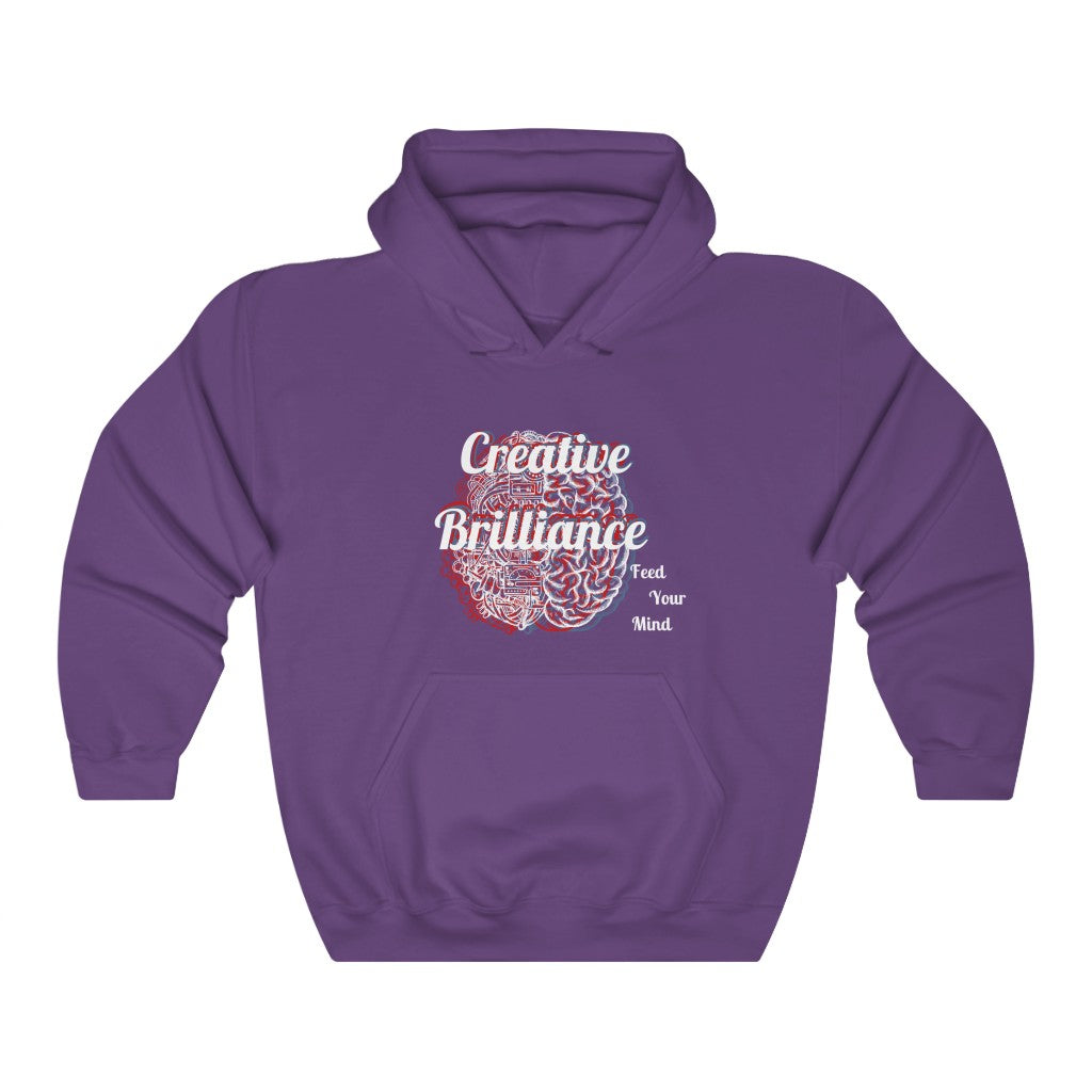 Purple Creative Brilliance Unisex Heavy Blend™ Hooded Sweatshirt