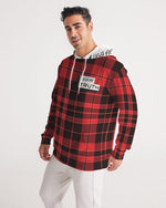 Load image into Gallery viewer, Red Plaid Truthortruth  Men&#39;s Hoodie
