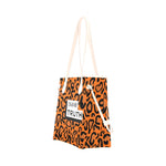 Load image into Gallery viewer, Orange Cheetah Tote Bag
