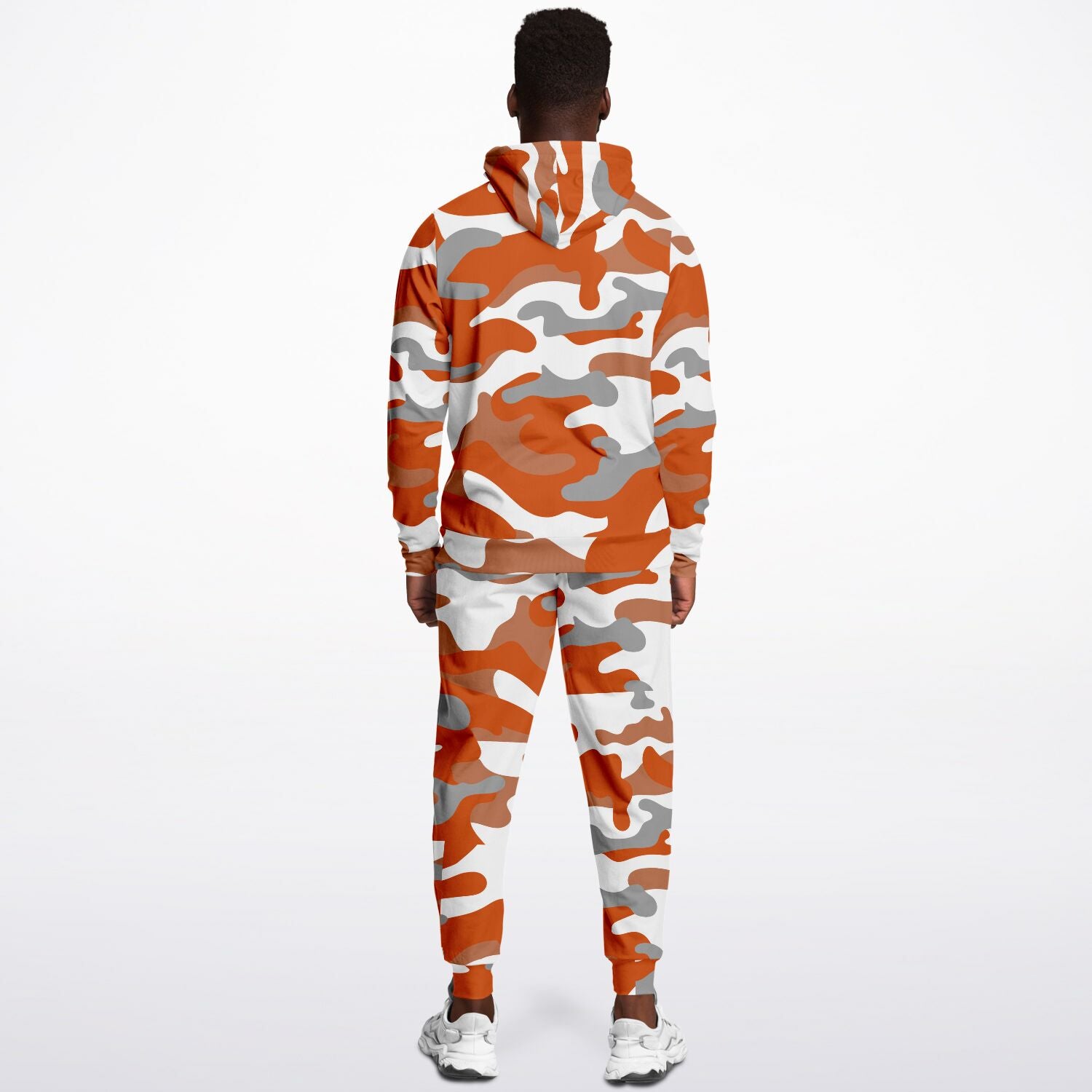 Orange Camo Jogger Set