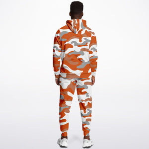 Orange Camo Jogger Set