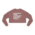 Load image into Gallery viewer, Made It Too Far Women&#39;s Cropped Sweatshirt
