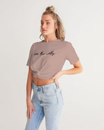 Load image into Gallery viewer, More Than Worthy X TruthorTruth Women&#39;s Twist-Front Cropped Tee

