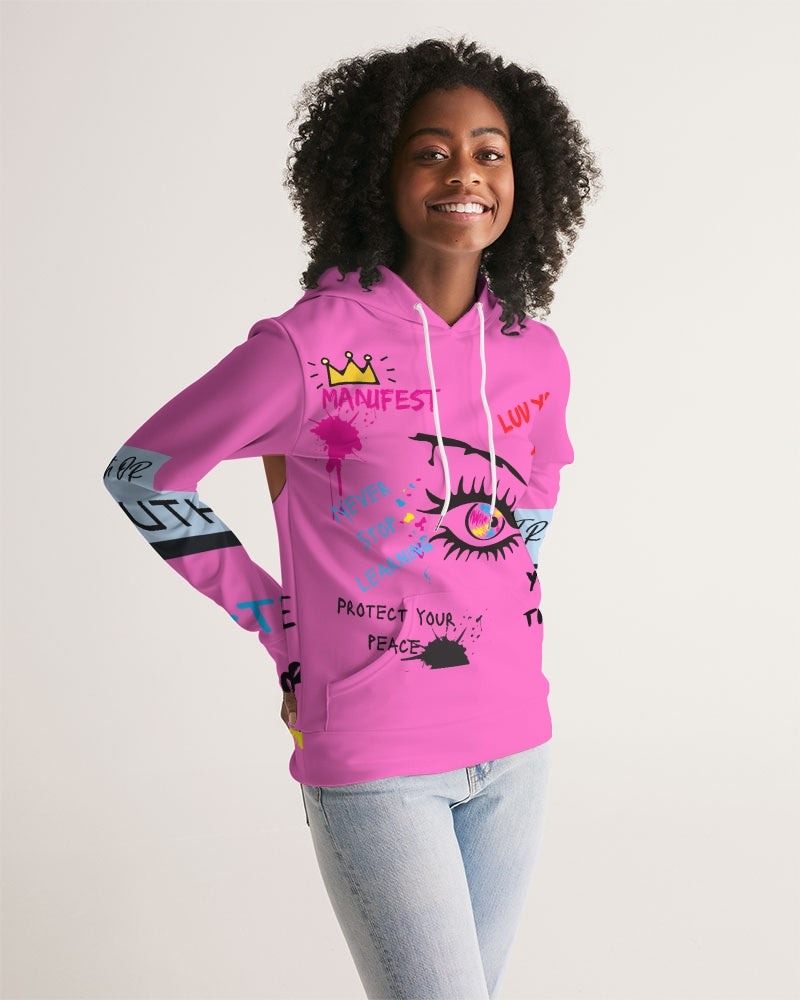 Good Vibes Pink Women s Hoodie TruthorTruth