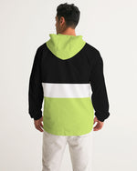 Load image into Gallery viewer, TruthorTruth Blk &amp; Lime Men&#39;s Windbreaker
