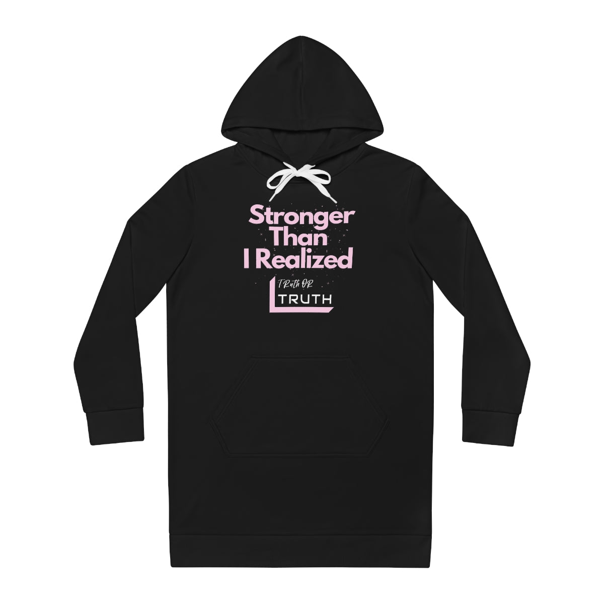 Stronger Than I Realized Women's Hoodie Dress (AOP)