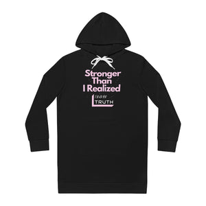 Stronger Than I Realized Women's Hoodie Dress (AOP)