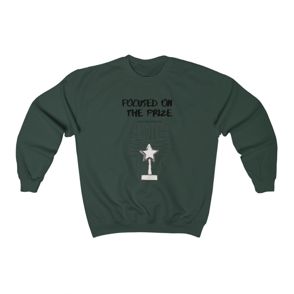 Focused On The Prize Unisex Heavy Blend™ Crewneck Sweatshirt