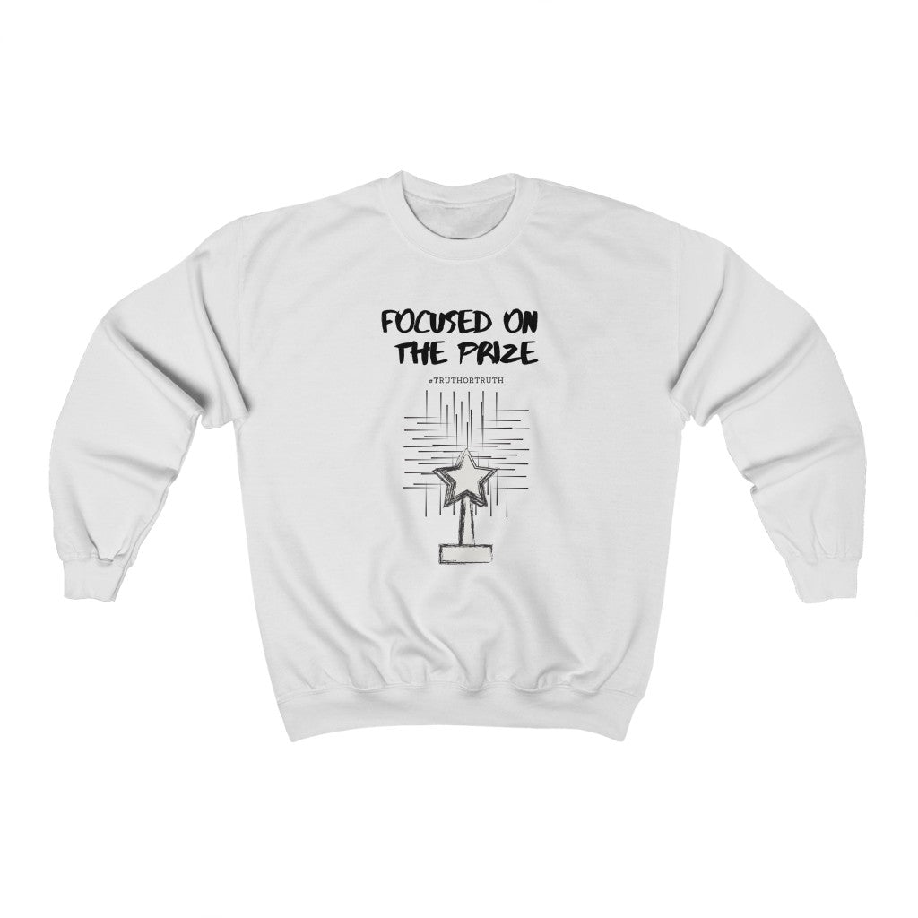 Focused On The Prize Unisex Heavy Blend™ Crewneck Sweatshirt