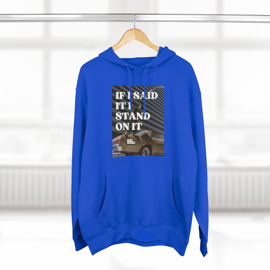 I Stand On It Unisex Premium  Hoodie