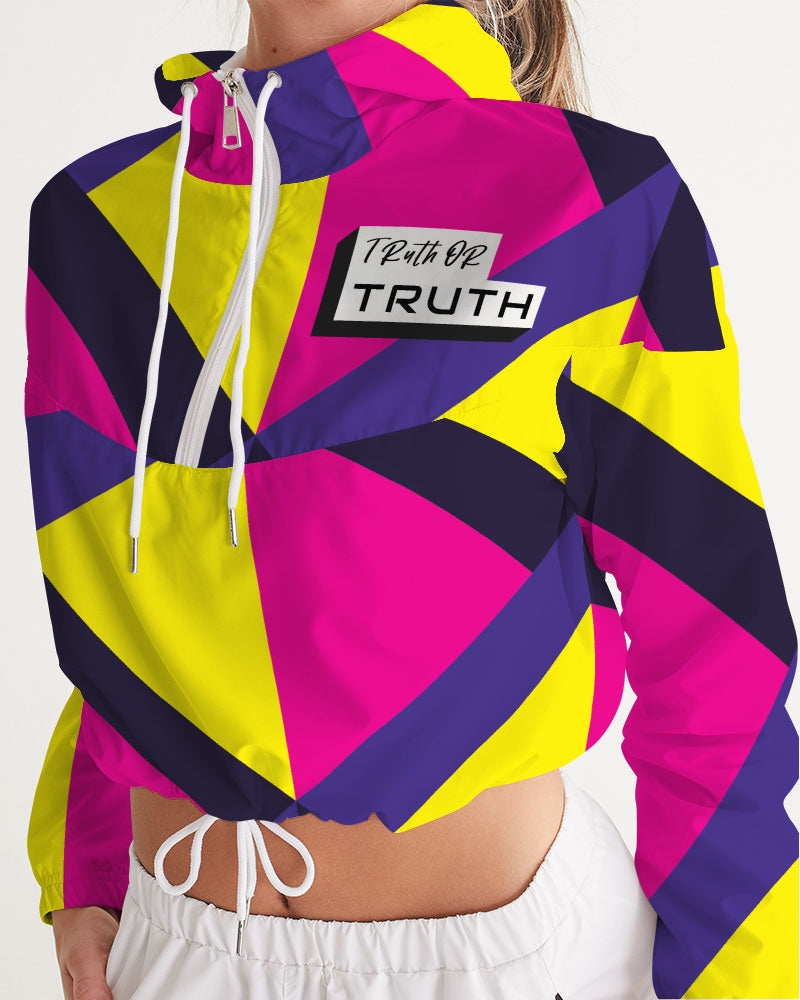 TruthorTruth Summer Colorway  Women's Cropped Windbreaker
