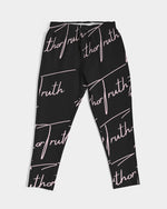 Load image into Gallery viewer, TruthorTruth Signature  Black &amp; Pink Men&#39;s Joggers
