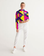 Load image into Gallery viewer, TruthorTruth Summer Colorway  Women&#39;s Cropped Windbreaker
