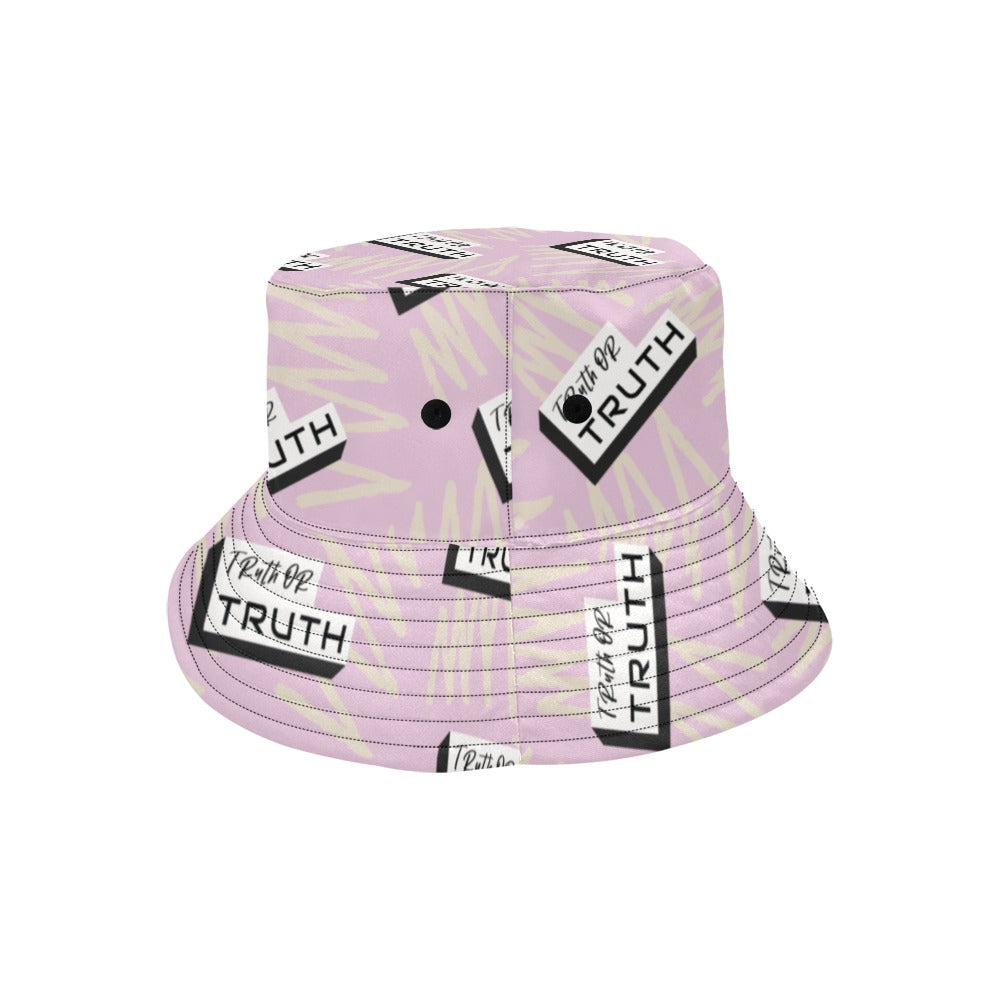 Pink TruthorTruth Zigzag Bucket Hat