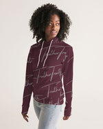 Load image into Gallery viewer, TruthorTruth Red Wine Signature  Women&#39;s Hoodie
