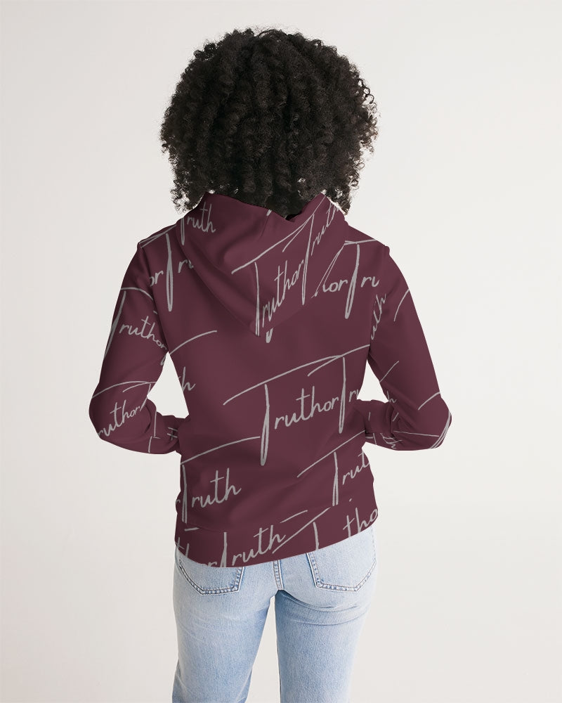 TruthorTruth Red Wine Signature  Women's Hoodie